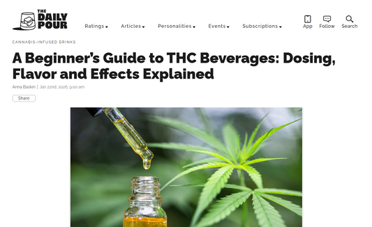 Daily Pour Article: Beginners guide to THC beverages